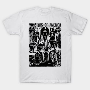 Monsters Of America Cryptid T-Shirt